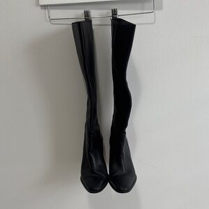 Zara Black Over the Knee Boots